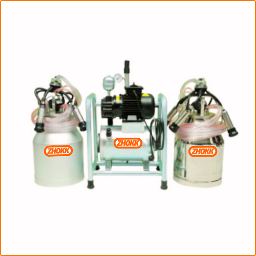 ZHOKK OIL TYPE MILKING MACHINE, DOUBLE-BUCKET, COMPACT, SERIES KHOZH – 30