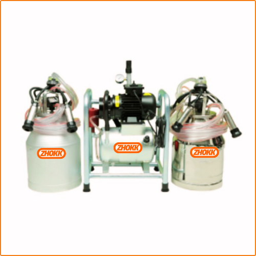 ZHOKK OIL TYPE MILKING MACHINE, DOUBLE-BUCKET, COMPACT, SERIES KHOZH – 30