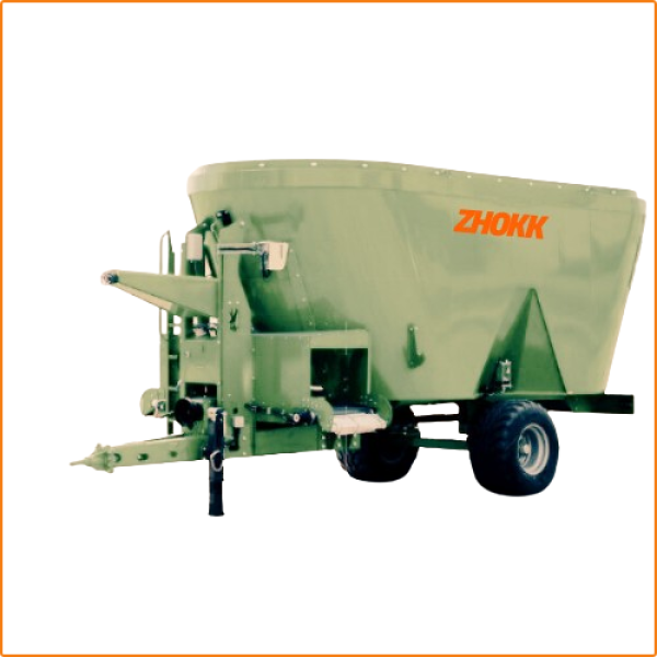 ZHOKK DOUBLE AUGER VERTICAL FEED MIXER, SERIES DORI 20 M3