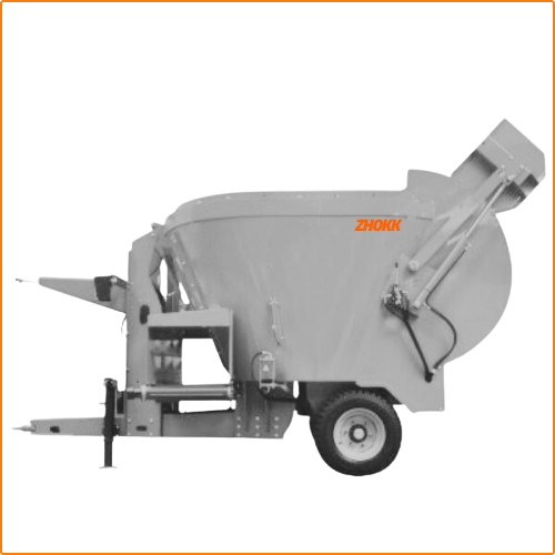 ZHOKK SINGLE AUGER VERTICAL FEED MIXER, SERIES AKSEL 6 M3
