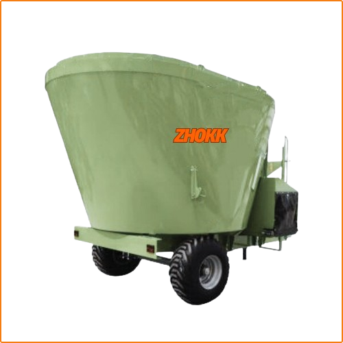 ZHOKK SINGLE AUGER VERTICAL FEED MIXER, SERIES HANNAH 12 M3