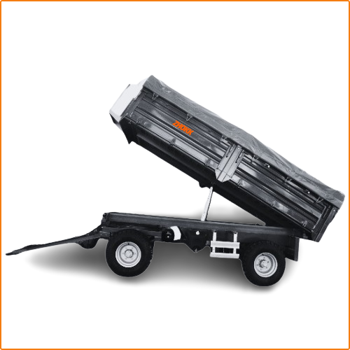 ZHOKK DOUBLE AXLE BACK TIPPING TRAILER, SERIES JOVAN – 6