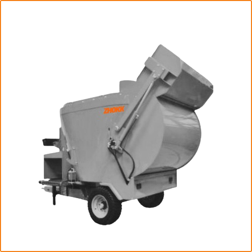 ZHOKK SINGLE AUGER VERTICAL FEED MIXER, SERIES AKSEL 6 M3