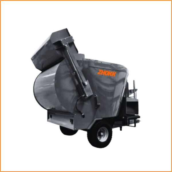 ZHOKK SINGLE AUGER VERTICAL FEED MIXER, SERIES LIONEL 8 M3