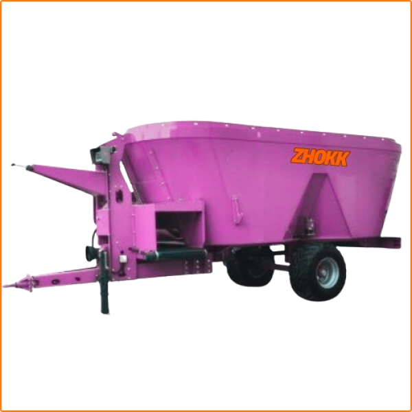 ZHOKK DOUBLE AUGER VERTICAL FEED MIXER, SERIES ASHER 16 M3