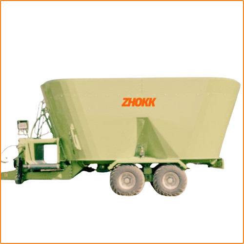 ZHOKK DOUBLE AUGER VERTICAL FEED MIXER, SERIES DORI 20 M3