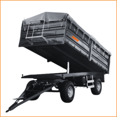 ZHOKK DOUBLE AXLE BACK TIPPING TRAILER, SERIES CICERO – 16