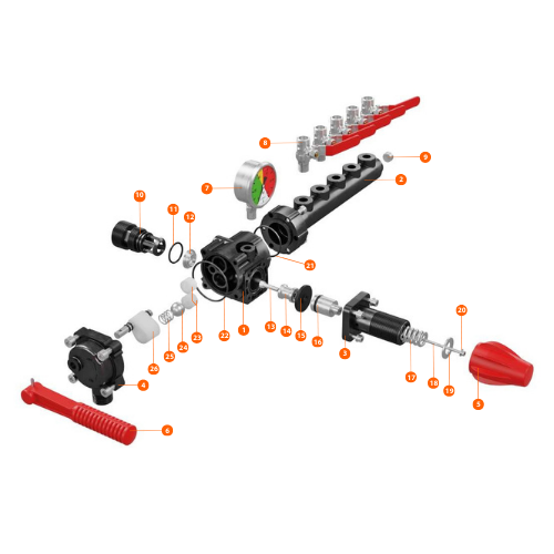 SPARE PARTS FOR SPRAYERS ZHOKK, REGULATORS Z-105