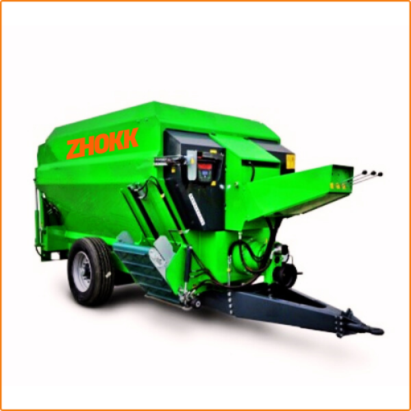 HORIZONTAL SINGLE AUGER FEED MIXERS ZHOKK, SERIES EDEN 10 M3