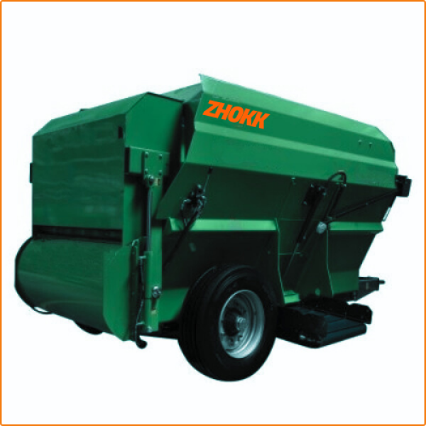 HORIZONTAL DOUBLE AUGER FEED MIXERS ZHOKK, SERIES NEO 6 M3