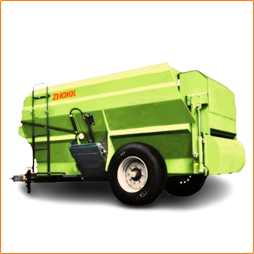 HORIZONTAL DOUBLE AUGER FEED MIXERS ZHOKK, SERIES AURA 12 M3