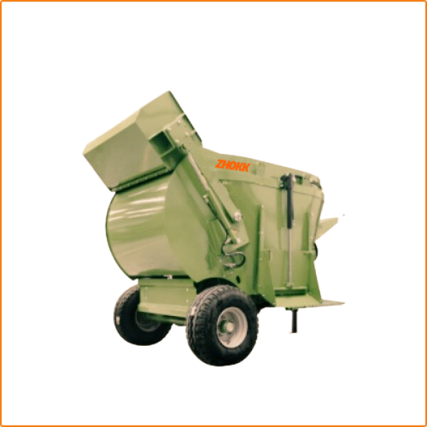 ZHOKK SINGLE AUGER VERTICAL FEED MIXER, SERIES WILBER 4 M3