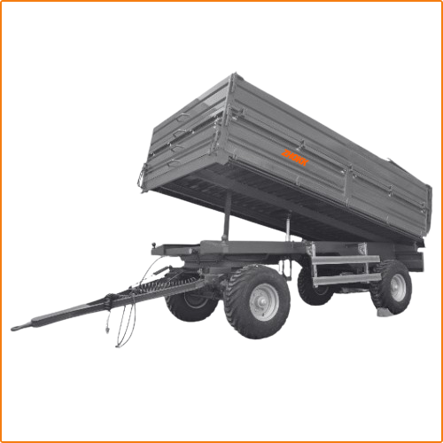 ZHOKK DOUBLE AXLE BACK TIPPING TRAILER, SERIES SABINO – 10