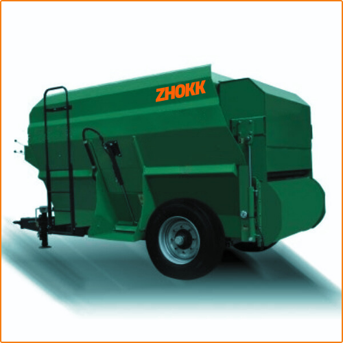 HORIZONTAL DOUBLE AUGER FEED MIXERS ZHOKK, SERIES NEO 6 M3