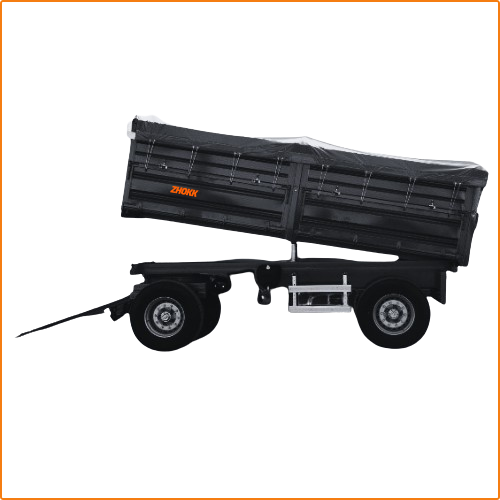 ZHOKK DOUBLE AXLE BACK TIPPING TRAILER, SERIES CUPID – 8