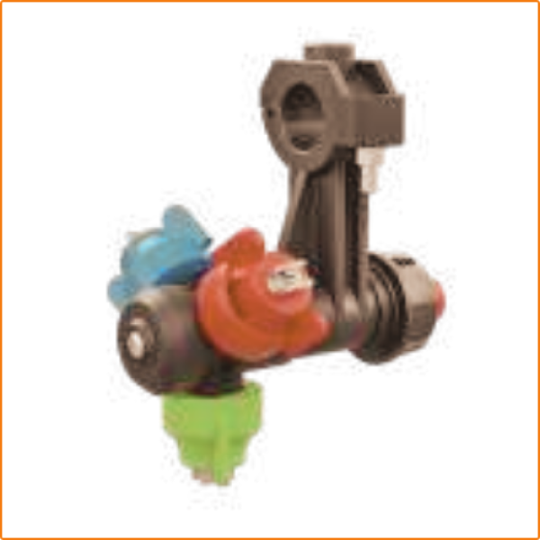 SPARE PARTS FOR SPRAYERS ZHOKK, TEEJET TRIPLE NOZZLE SPRAYER, PCS.
