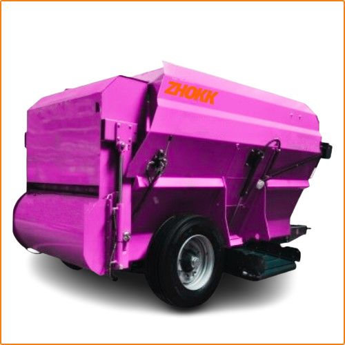 HORIZONTAL DOUBLE AUGER FEED MIXERS ZHOKK, SERIES AMADEUS 8 M3