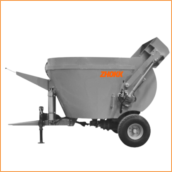 ZHOKK SINGLE AUGER VERTICAL FEED MIXER, SERIES ANIT 2,5 M3