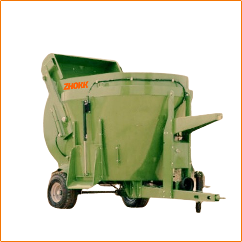 ZHOKK SINGLE AUGER VERTICAL FEED MIXER, SERIES WILBER 4 M3