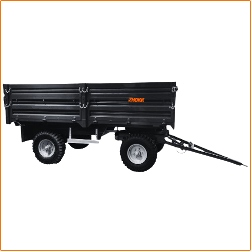 ZHOKK DOUBLE AXLE BACK TIPPING TRAILER, SERIES CUPID – 8