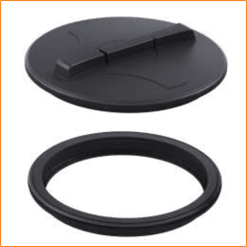 SPARE PARTS FOR SPRAYERS ZHOKK, LID FOR LARGE CONTAINER WITH EXTERNAL THREAD