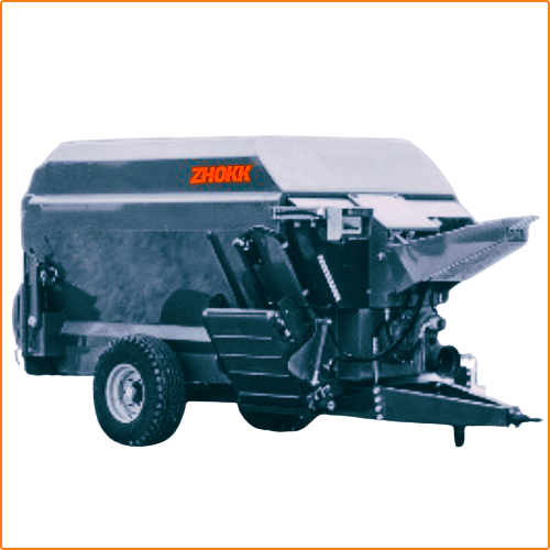 HORIZONTAL SINGLE AUGER FEED MIXERS ZHOKK, SERIES ALIZA 6 M3