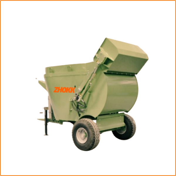 ZHOKK SINGLE AUGER VERTICAL FEED MIXER, SERIES WILBER 4 M3