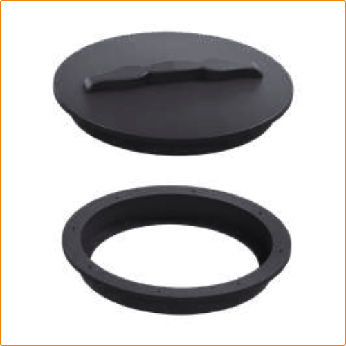 SPARE PARTS FOR SPRAYERS ZHOKK, LID FOR SMALL CONTAINER WITH EXTERNAL THREAD