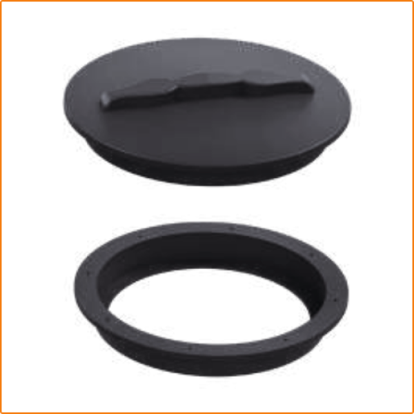SPARE PARTS FOR SPRAYERS ZHOKK, LID FOR SMALL CONTAINER WITH EXTERNAL THREAD
