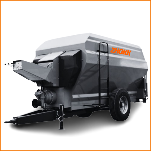 HORIZONTAL SINGLE AUGER FEED MIXERS ZHOKK, SERIES ZARYA 12 M3
