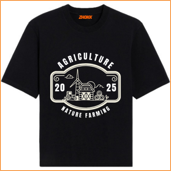 ZHOKK PREMIUM QUALITY T-SHIRT, SERIES AGRICULTURE NATURE FARMING 2025