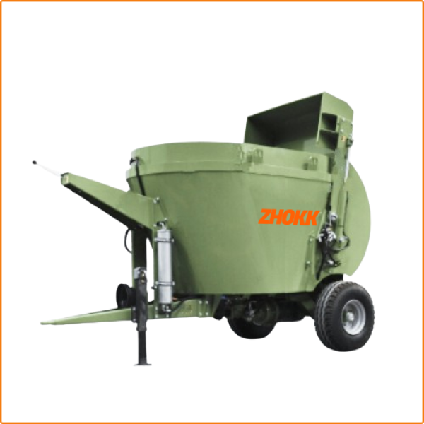 ZHOKK SINGLE AUGER VERTICAL FEED MIXER, SERIES WILBER 4 M3