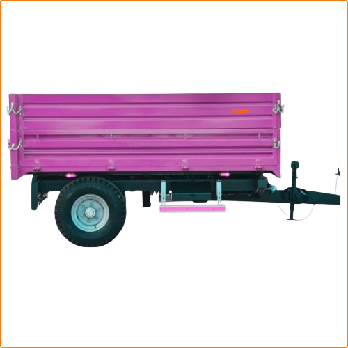 ZHOKK SINGLE AXLE BACK TIPPING TRAILER, SERIES FORTUNE – 8