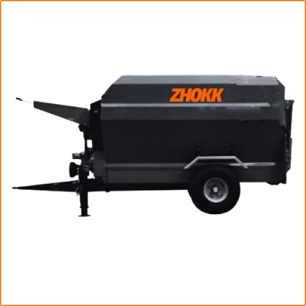 HORIZONTAL SINGLE AUGER FEED MIXERS ZHOKK, SERIES ABNER 4 M3