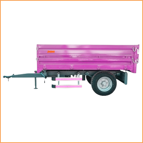 ZHOKK SINGLE AXLE BACK TIPPING TRAILER, SERIES CALTON – 5