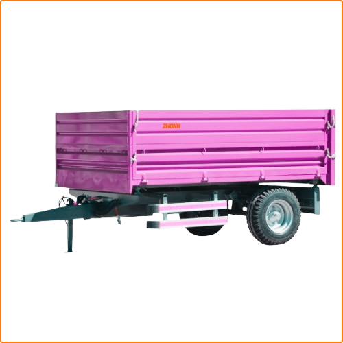 ZHOKK SINGLE AXLE BACK TIPPING TRAILER, SERIES CLARA - 1,5