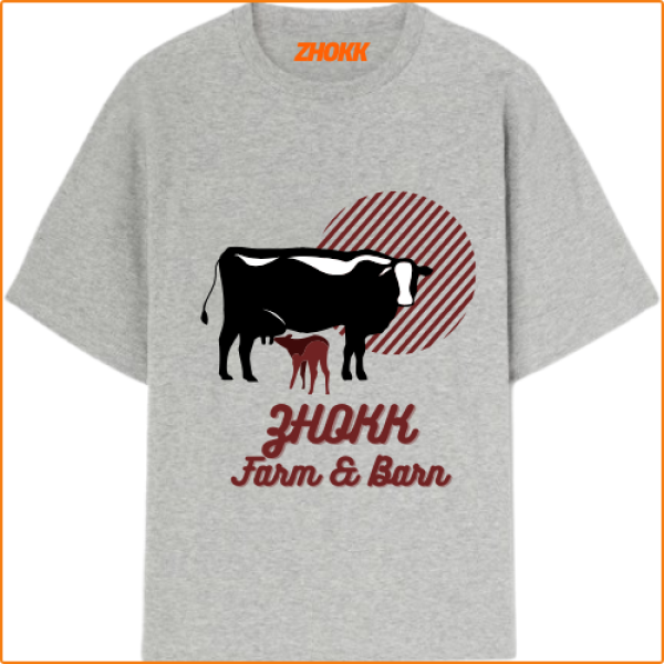 ZHOKK PREMIUM QUALITY SWEATSHIRT & T’SHIRT, SERIES FARM AND BARN