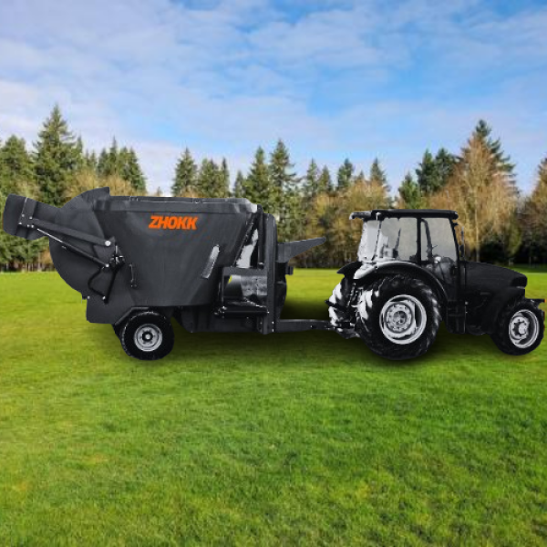 ZHOKK SINGLE AUGER VERTICAL FEED MIXER, SERIES LIONEL 8 M3