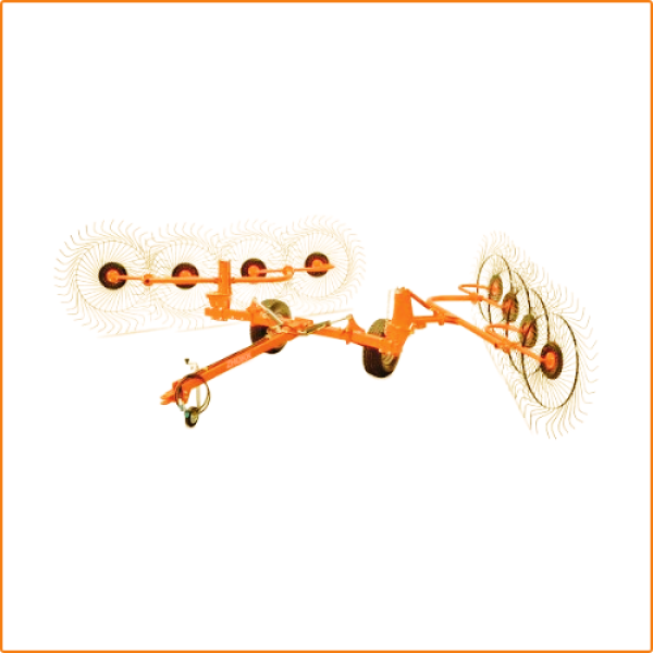 ZHOKK TRAILER TYPE RAKE/TEDDER, SERIES TINA 8D