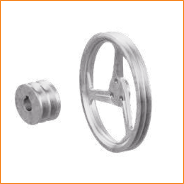 SPARE PARTS FOR SPRAYERS ZHOKK, TWO-CHANNEL SMALL PULLEY
