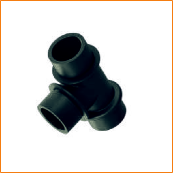 SPARE PARTS FOR SPRAYERS ZHOKK, 11/4 PLASTIC T - SHAPE PIPE